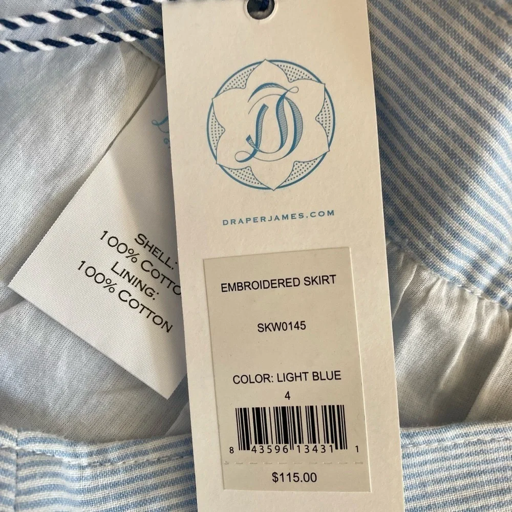Draper James Embroidered Skirt